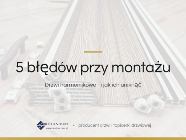 5 błędów przy montażu - poradnik Standom