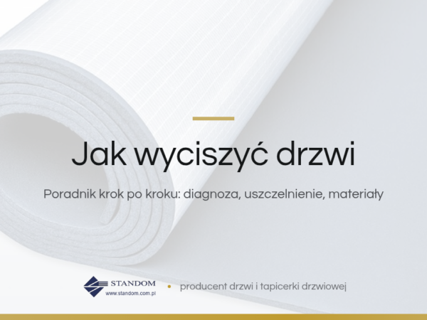 Jak wyciszyć drzwi - poradnik Standom
