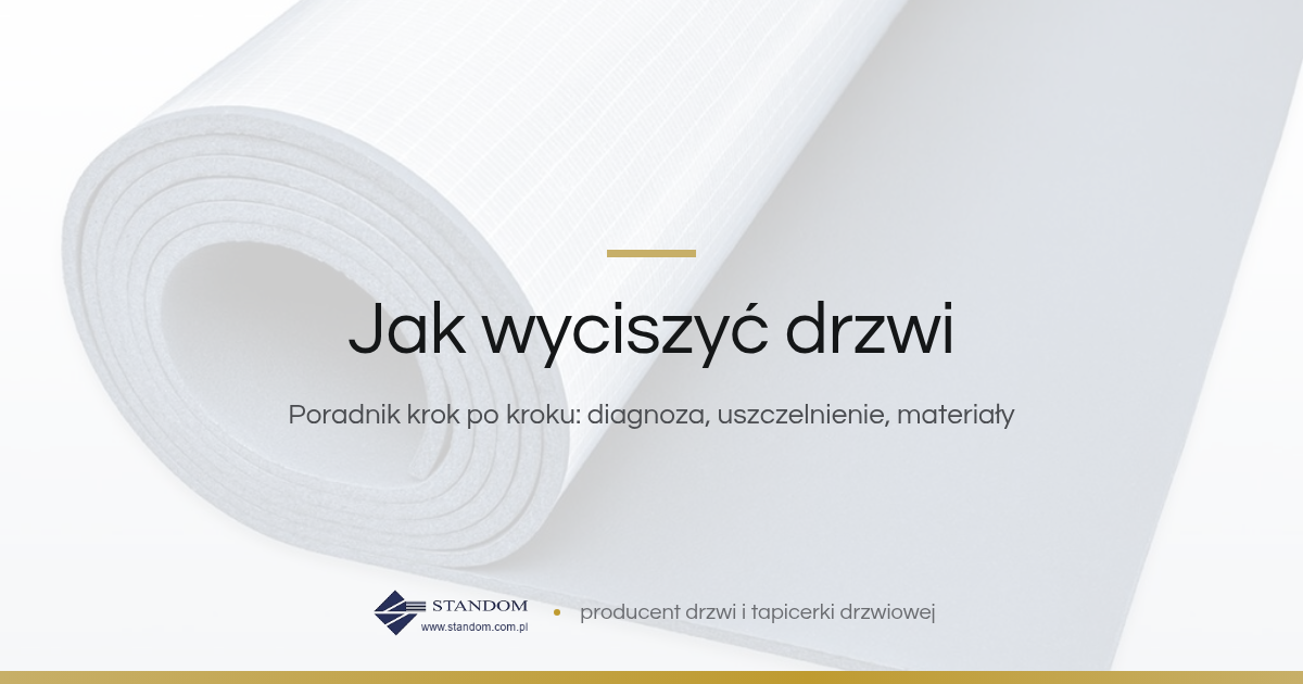 Jak wyciszyć drzwi - poradnik Standom